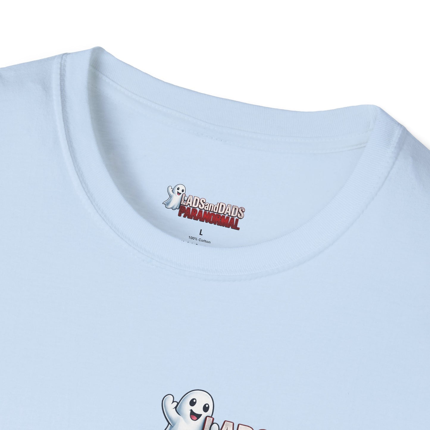 Lads and Dads Paranormal T-Shirt — "Lads and Dads Paranormal" Ghost Crew Tee