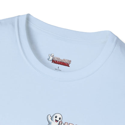 Lads and Dads Paranormal T-Shirt — "Lads and Dads Paranormal" Ghost Crew Tee