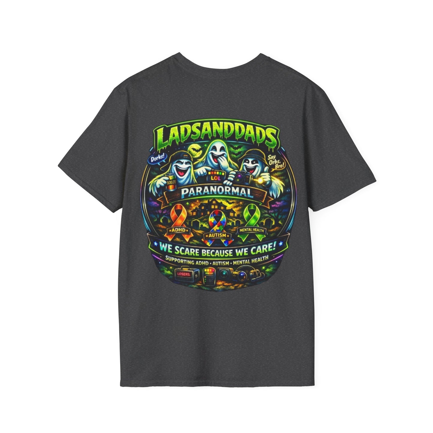 Paranormal Lads & Dads T‑Shirt — Ghost Crew Awareness Tee
