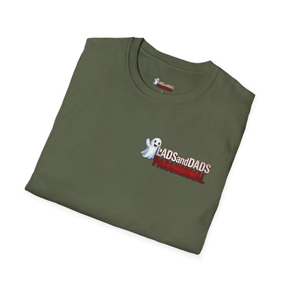 Lads and Dads Paranormal T-Shirt — "Lads and Dads Paranormal" Ghost Crew Tee