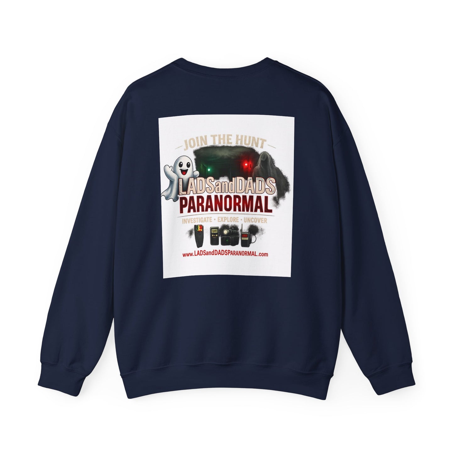 Lads and Dads Paranormal Crewneck Sweatshirt — "Join the Hunt" Ghost Hunting Pullover