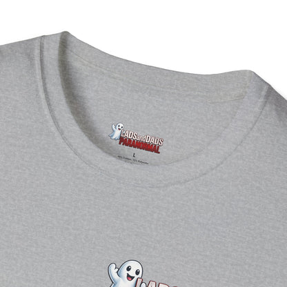 Lads and Dads Paranormal T-Shirt — "Lads and Dads Paranormal" Ghost Crew Tee