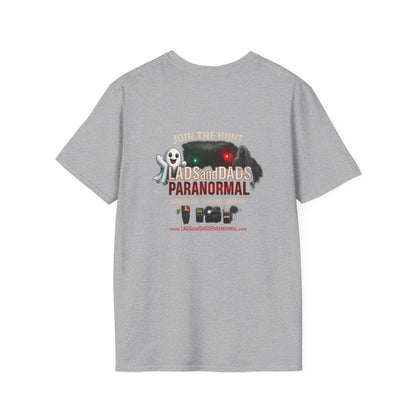 Lads and Dads Paranormal T-Shirt — "Lads and Dads Paranormal" Ghost Crew Tee