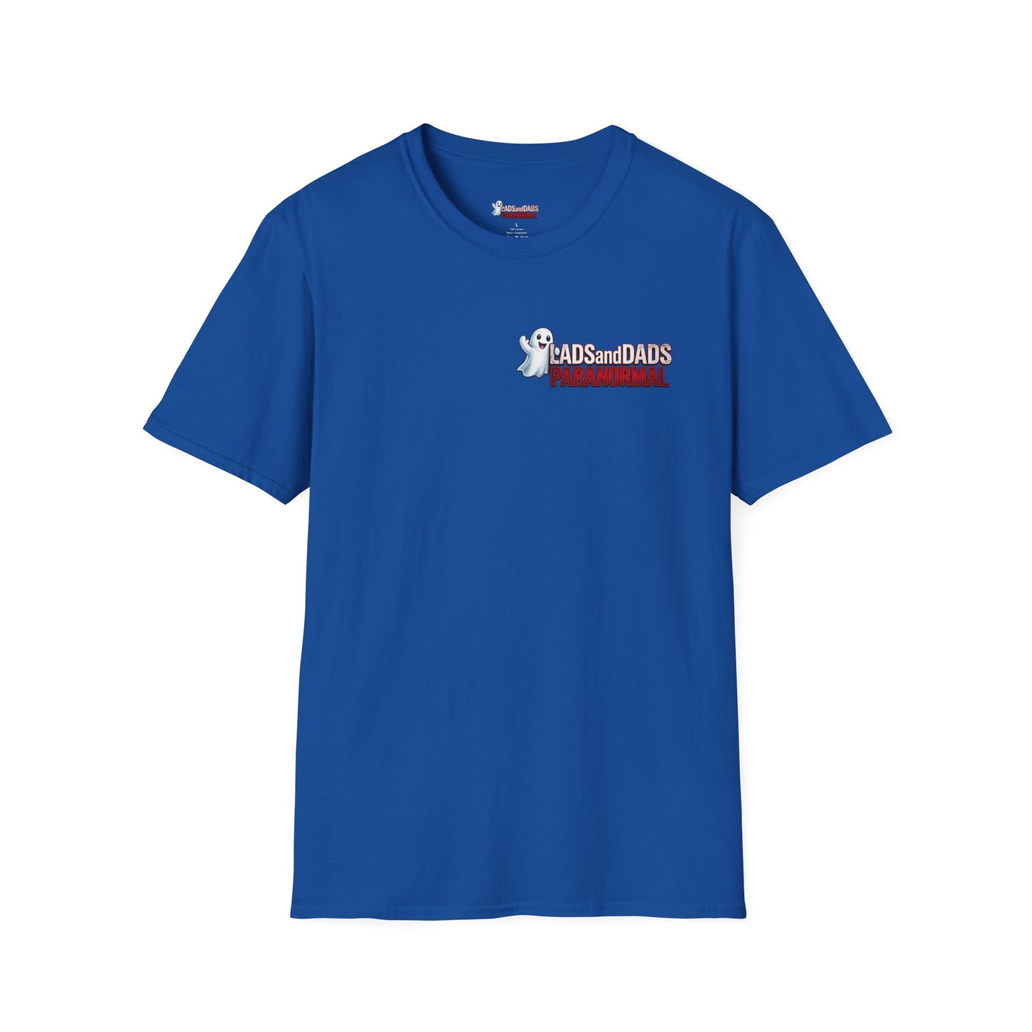 Lads and Dads Paranormal T-Shirt — "Lads and Dads Paranormal" Ghost Crew Tee