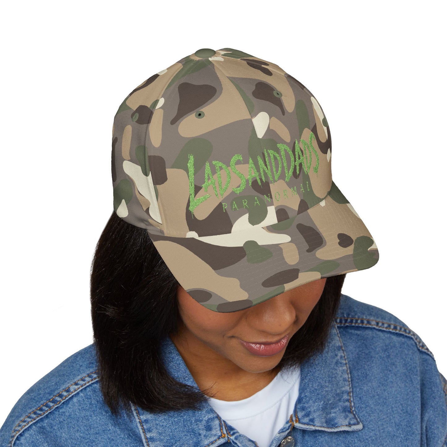 Embroidered 'Lads and Dads Paranormal' Baseball Cap — Structured Closed-Back Hat
