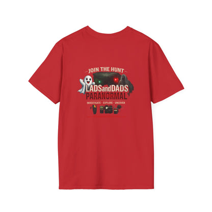 Lads and Dads Paranormal T-Shirt — "Lads and Dads Paranormal" Ghost Crew Tee
