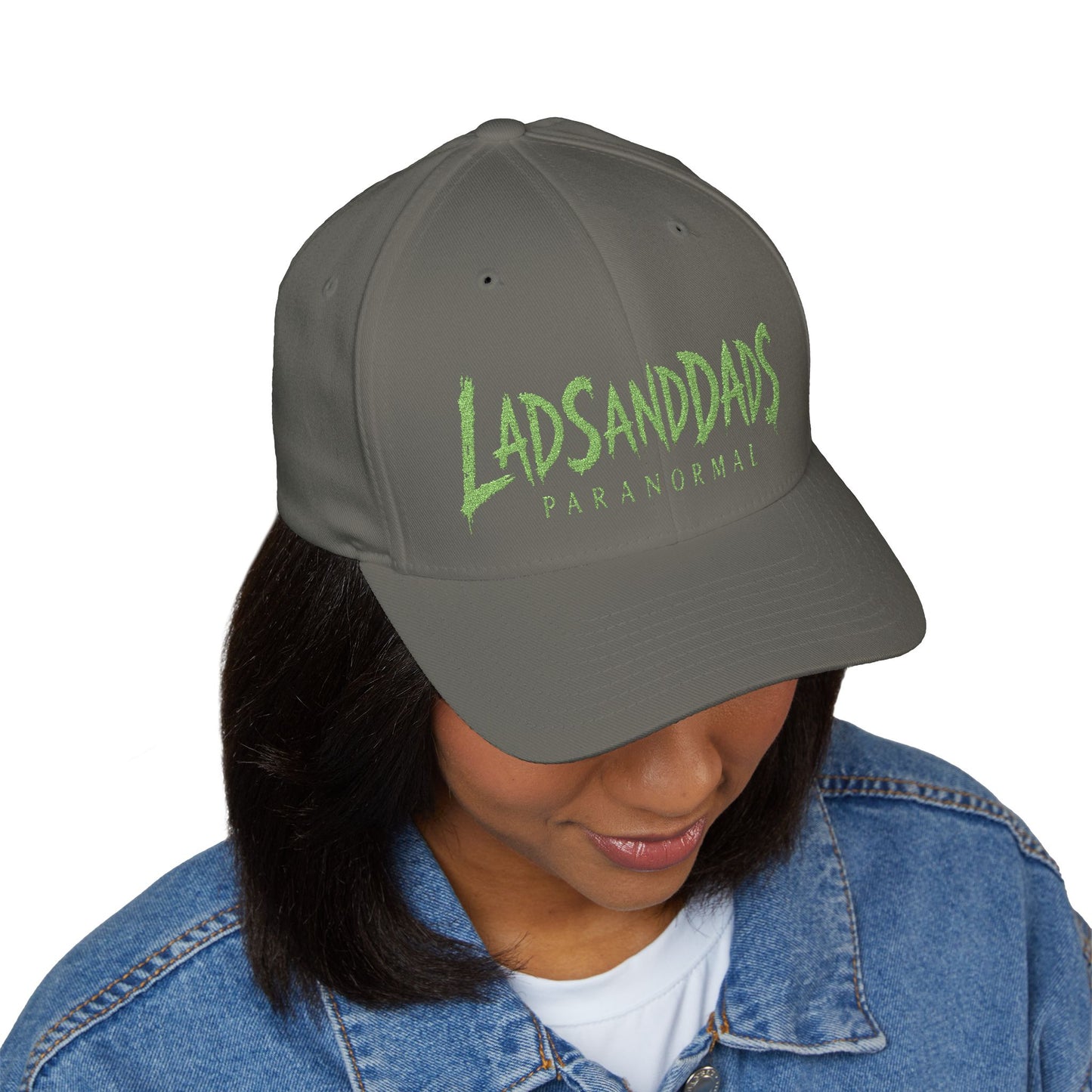Embroidered 'Lads and Dads Paranormal' Baseball Cap — Structured Closed-Back Hat