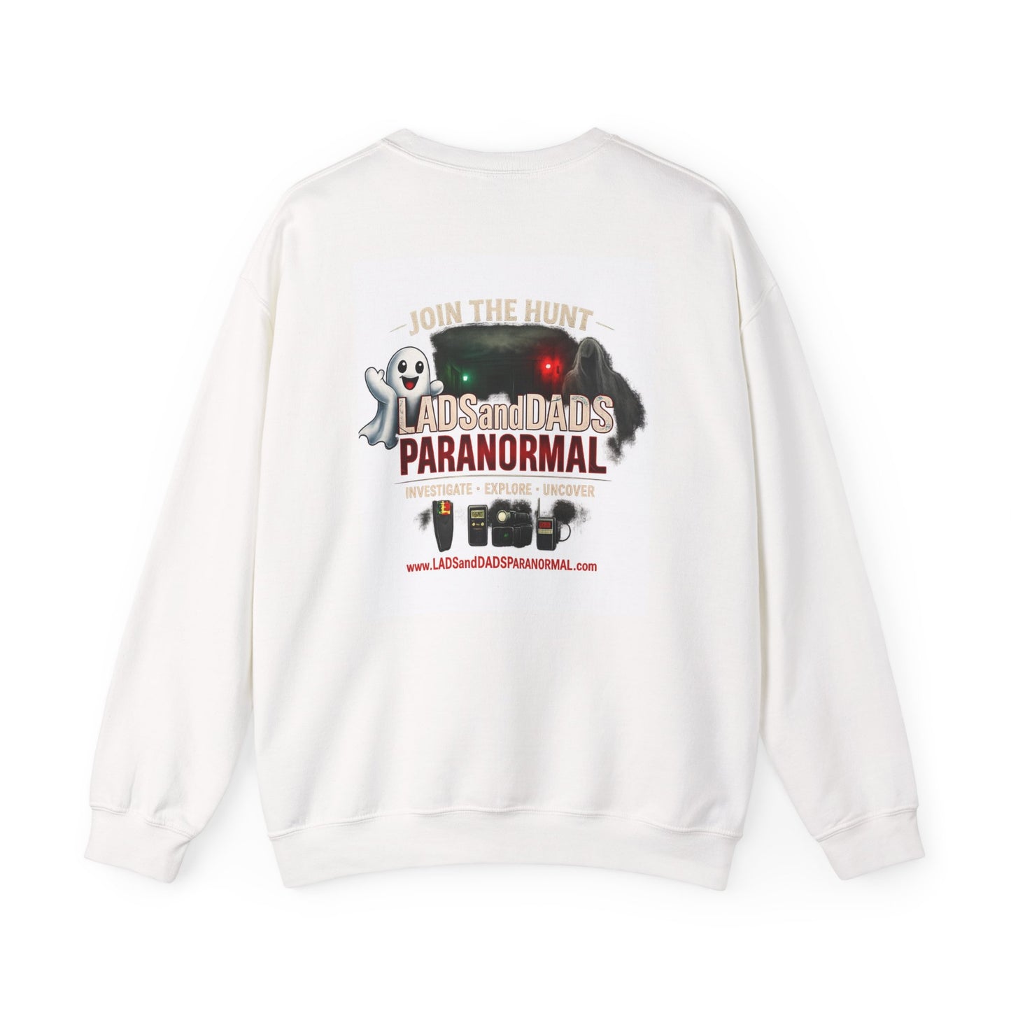 Lads and Dads Paranormal Crewneck Sweatshirt — "Join the Hunt" Ghost Hunting Pullover