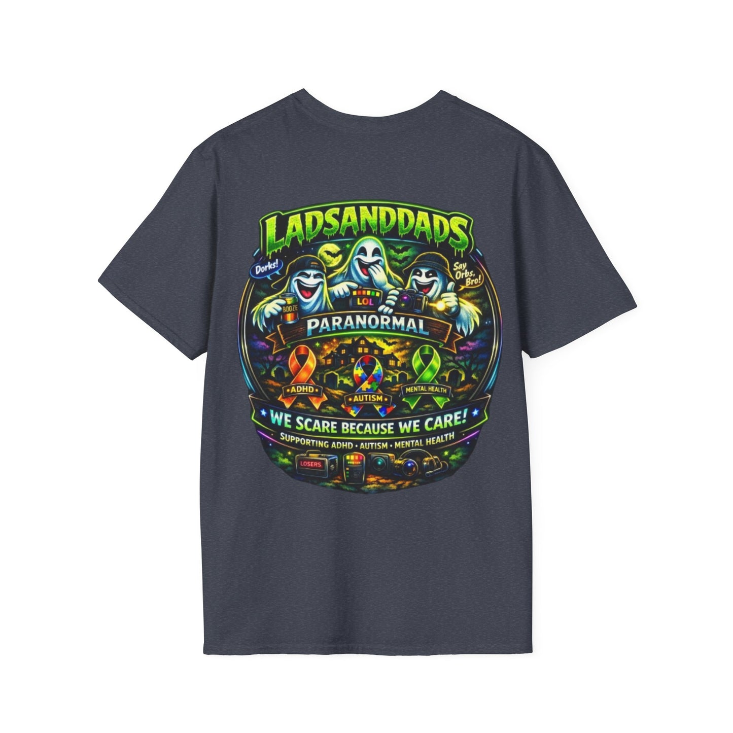 Paranormal Lads & Dads T‑Shirt — Ghost Crew Awareness Tee