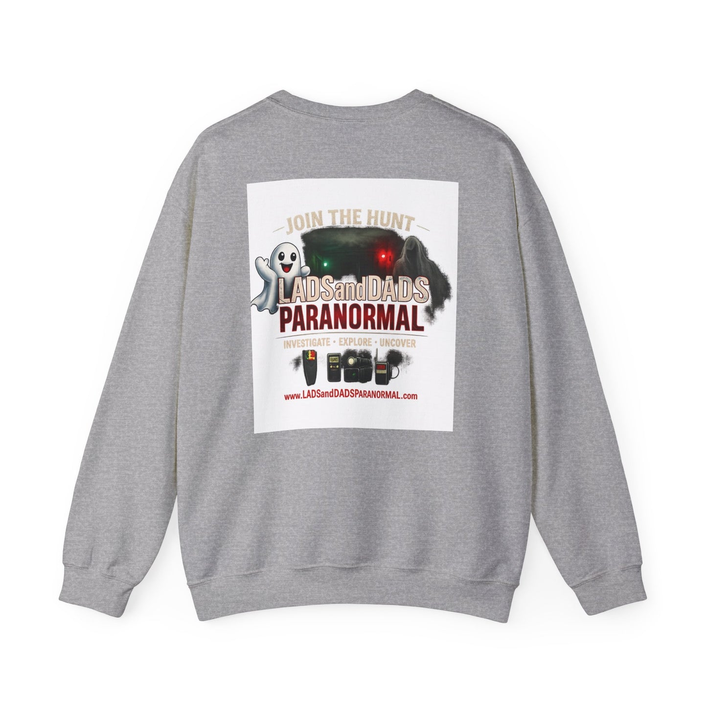 Lads and Dads Paranormal Crewneck Sweatshirt — "Join the Hunt" Ghost Hunting Pullover