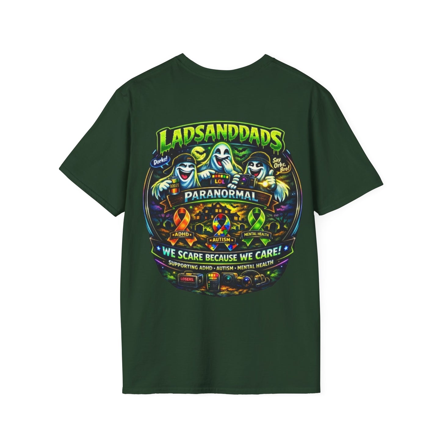 Paranormal Lads & Dads T‑Shirt — Ghost Crew Awareness Tee