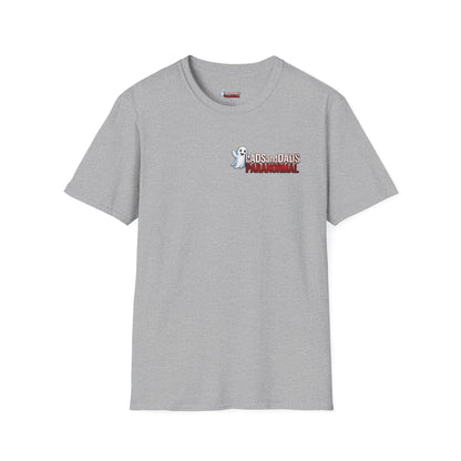 Lads and Dads Paranormal T-Shirt — "Lads and Dads Paranormal" Ghost Crew Tee