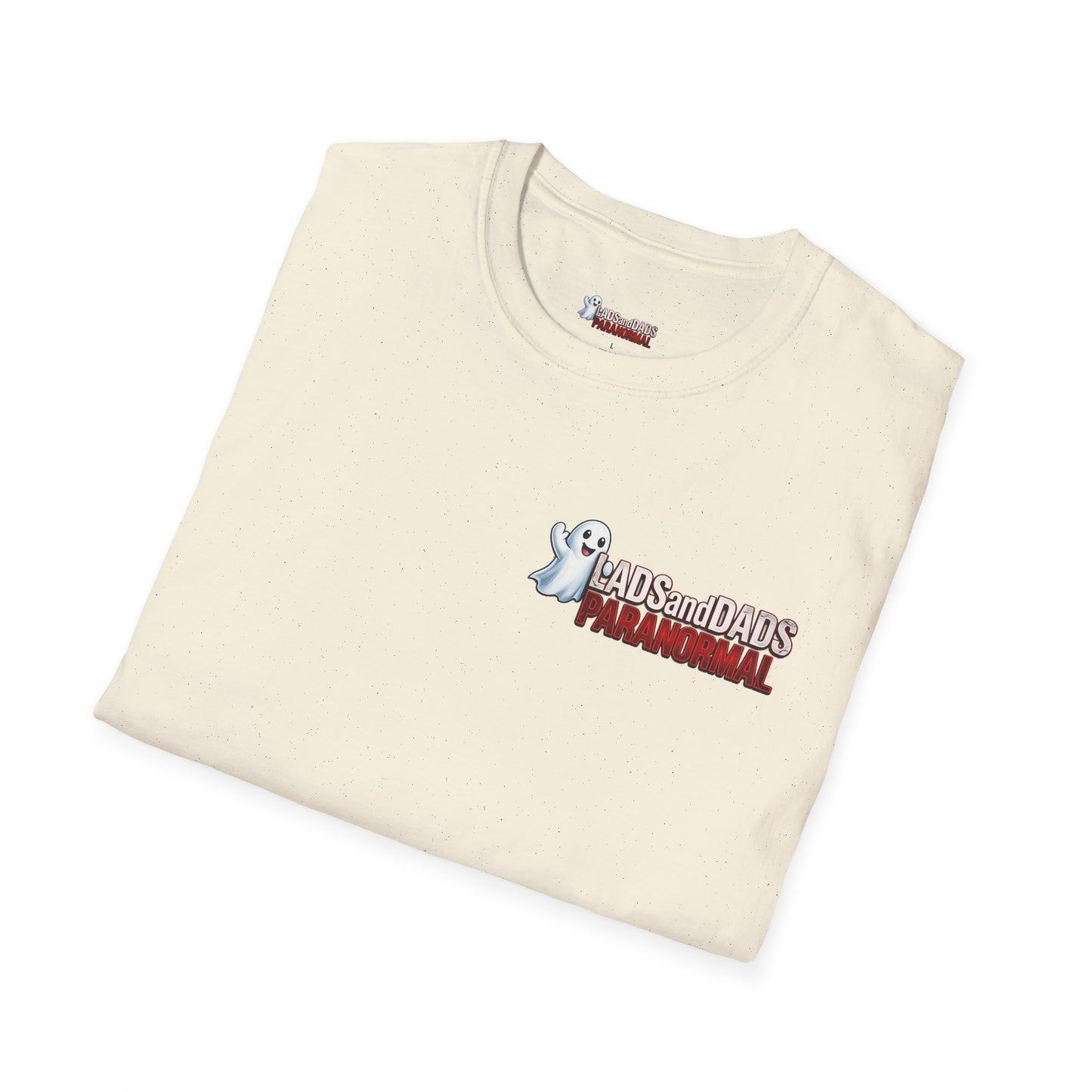 Lads and Dads Paranormal T-Shirt — "Lads and Dads Paranormal" Ghost Crew Tee