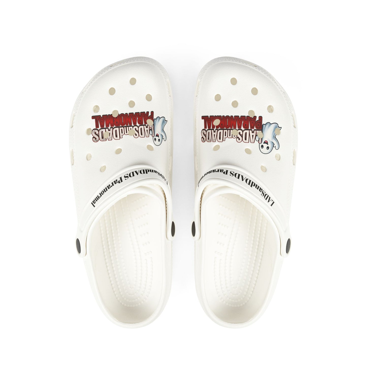Ghost Rescue EVA Foam Clogs — Funny Ghost Graphic Slip-On Shoes