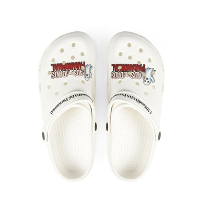 Ghost Rescue EVA Foam Clogs — Funny Ghost Graphic Slip-On Shoes
