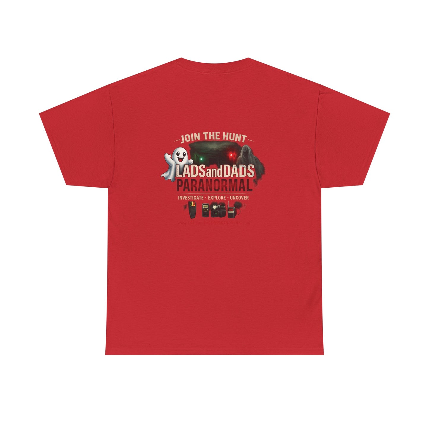 Paranormal 'LadsAndDads' Graphic Tee – Ghost Hunting Fan Shirt