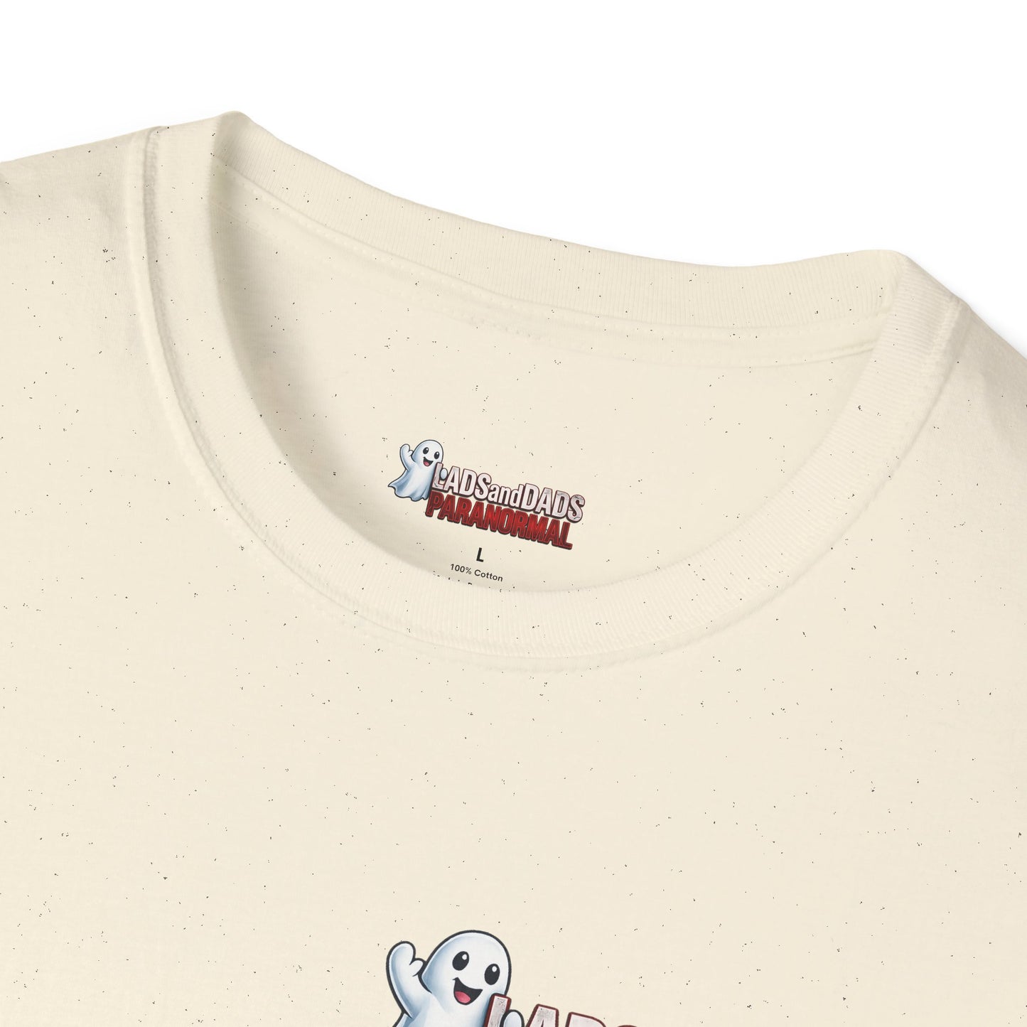 Lads and Dads Paranormal T-Shirt — "Lads and Dads Paranormal" Ghost Crew Tee