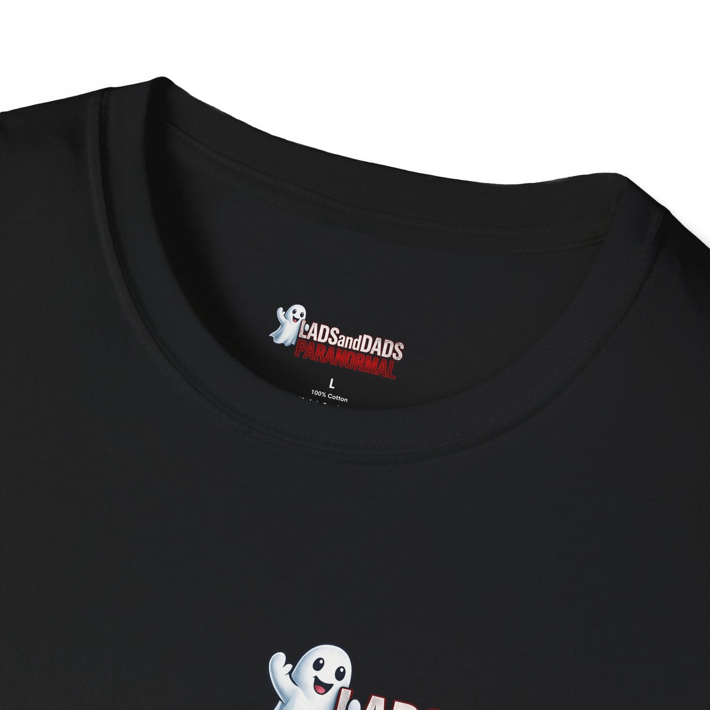 Lads and Dads Paranormal T-Shirt — "Lads and Dads Paranormal" Ghost Crew Tee