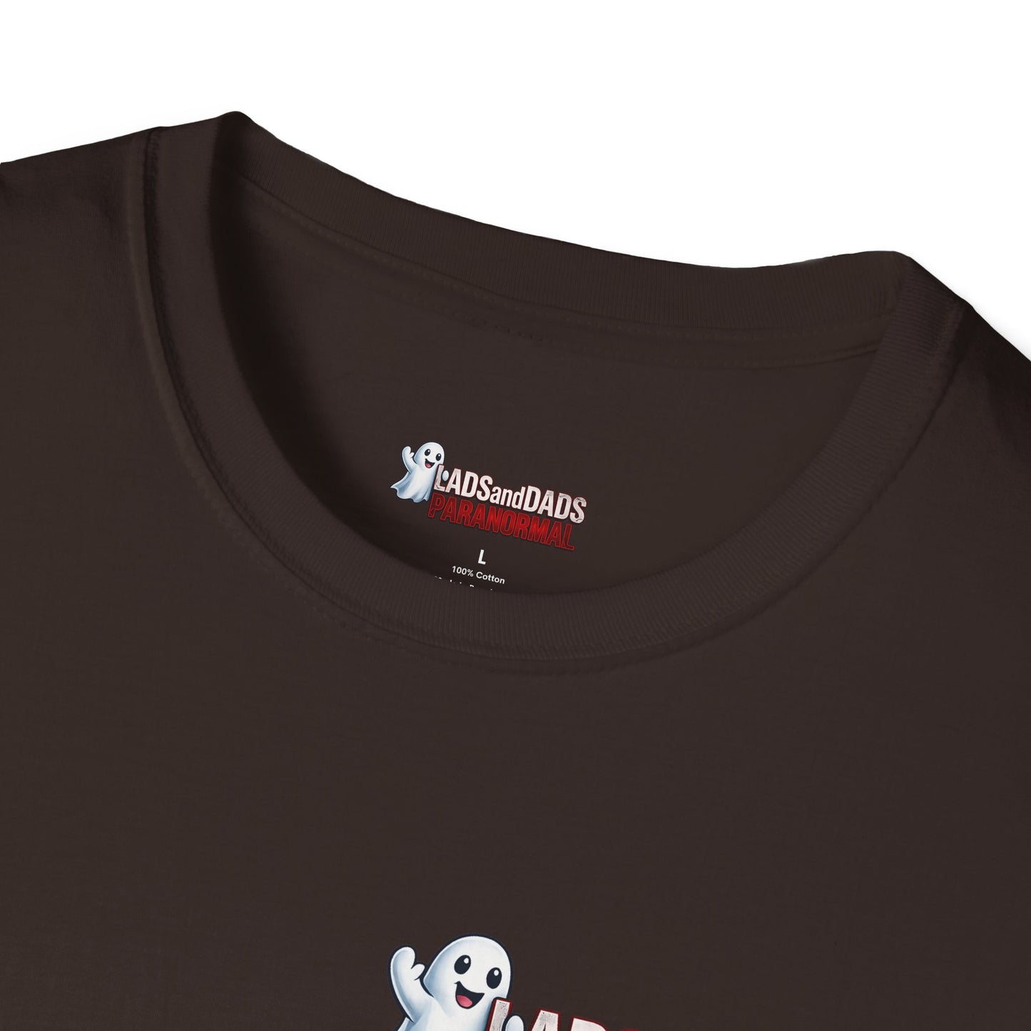 Lads and Dads Paranormal T-Shirt — "Lads and Dads Paranormal" Ghost Crew Tee