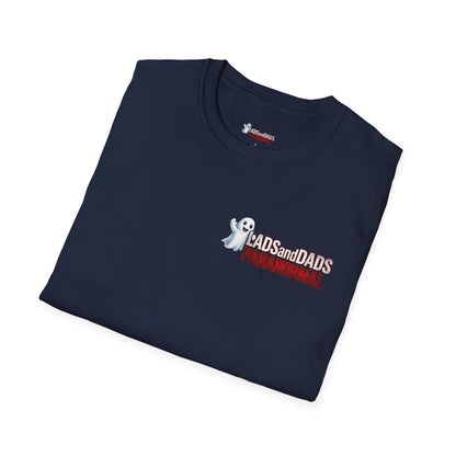 Lads and Dads Paranormal T-Shirt — "Lads and Dads Paranormal" Ghost Crew Tee