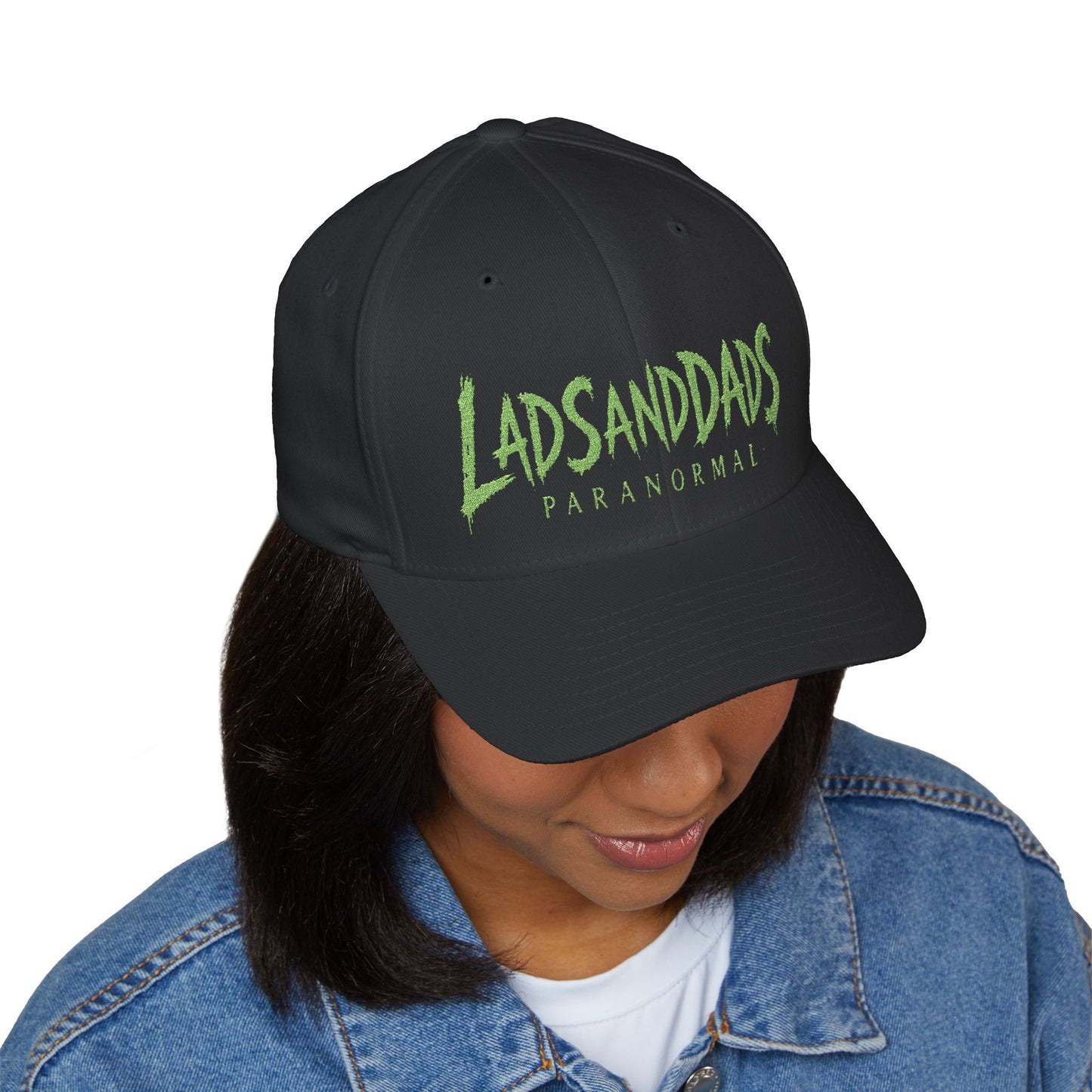 Embroidered 'Lads and Dads Paranormal' Baseball Cap — Structured Closed-Back Hat