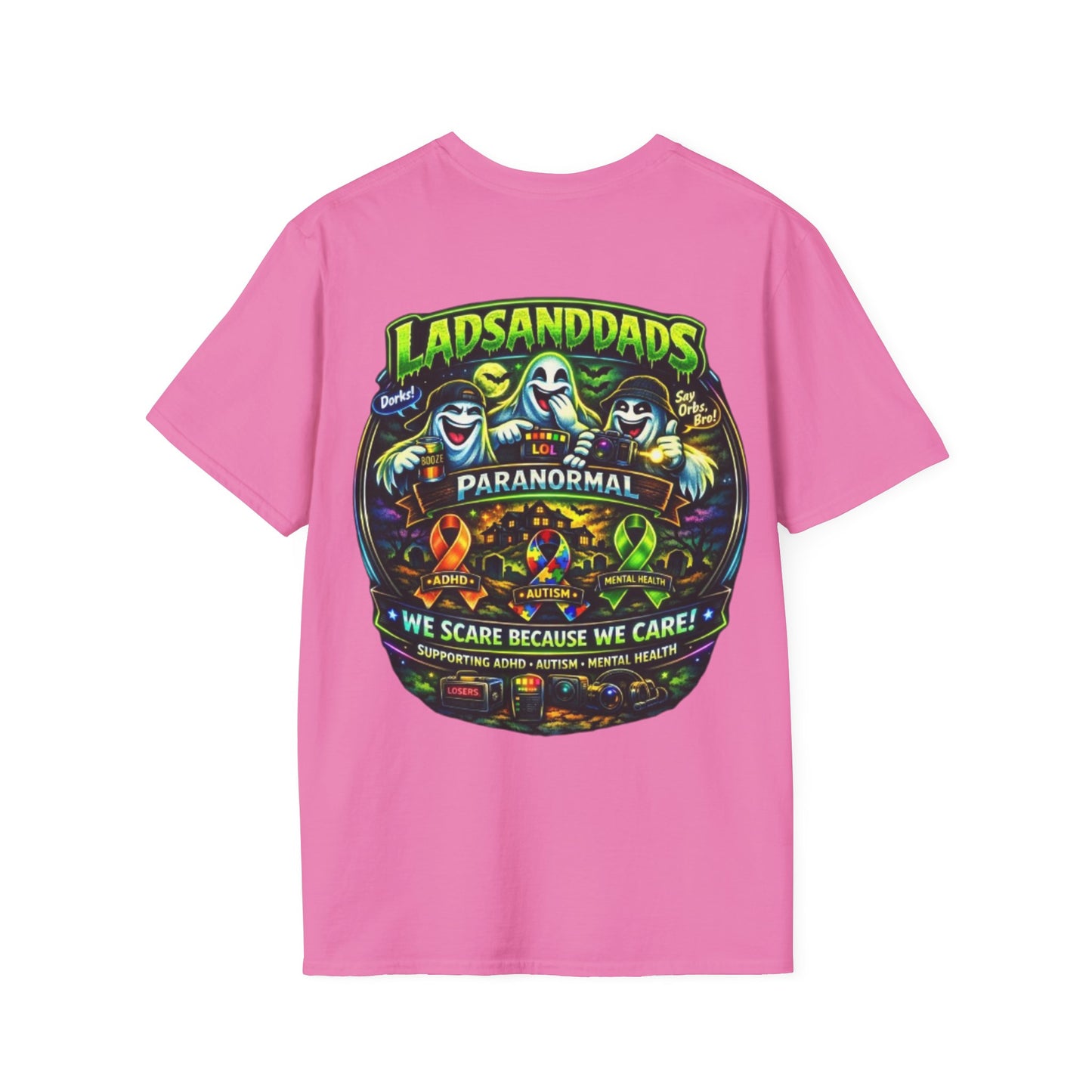 Paranormal Lads & Dads T‑Shirt — Ghost Crew Awareness Tee