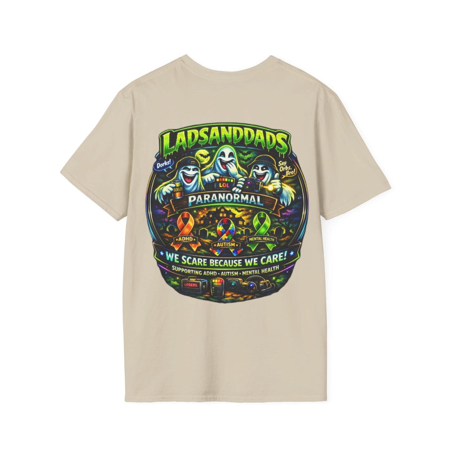 Paranormal Lads & Dads T‑Shirt — Ghost Crew Awareness Tee