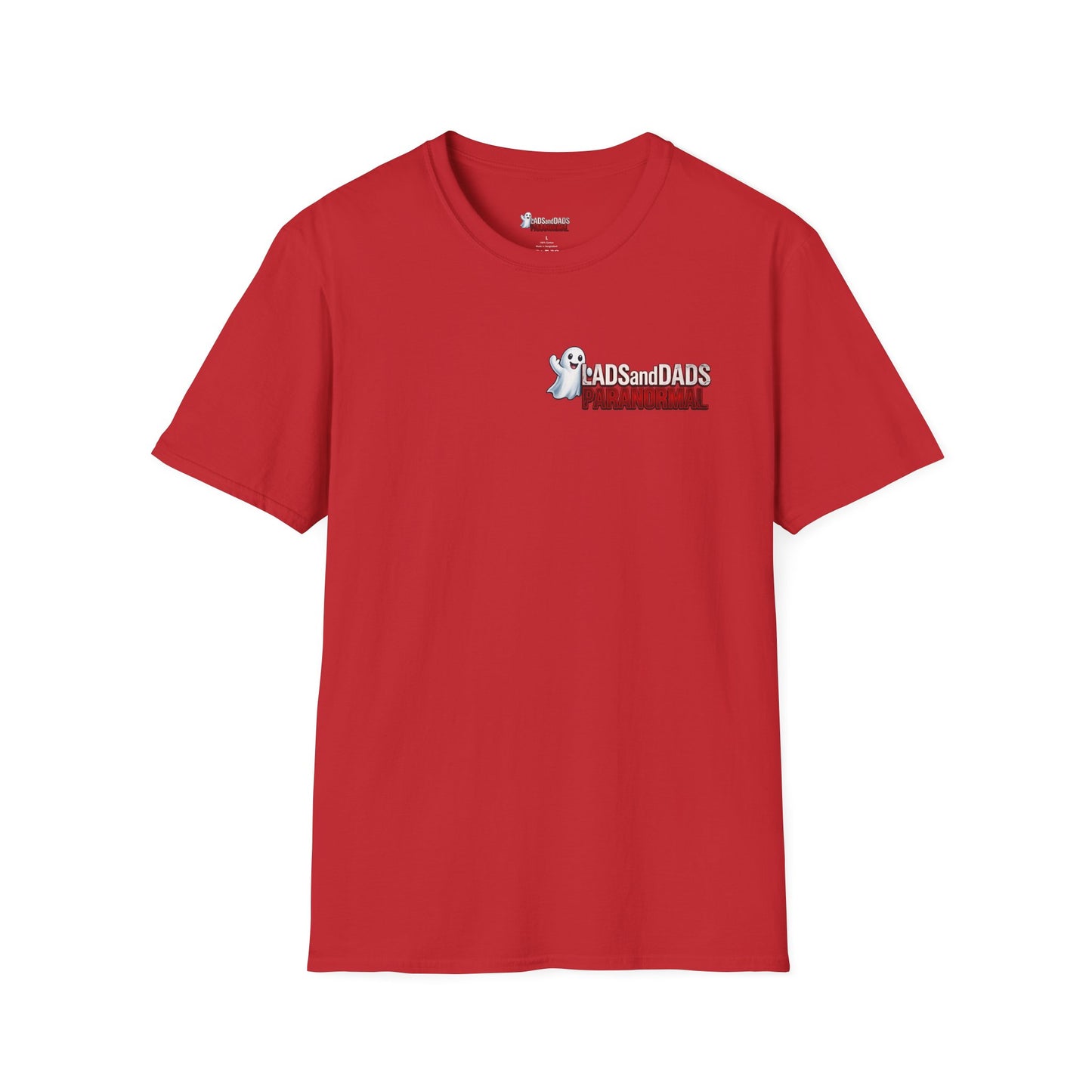 Lads and Dads Paranormal T-Shirt — "Lads and Dads Paranormal" Ghost Crew Tee
