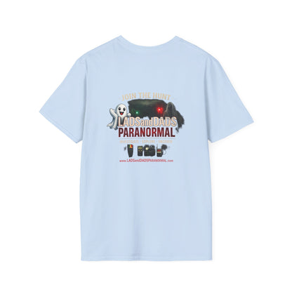Lads and Dads Paranormal T-Shirt — "Lads and Dads Paranormal" Ghost Crew Tee