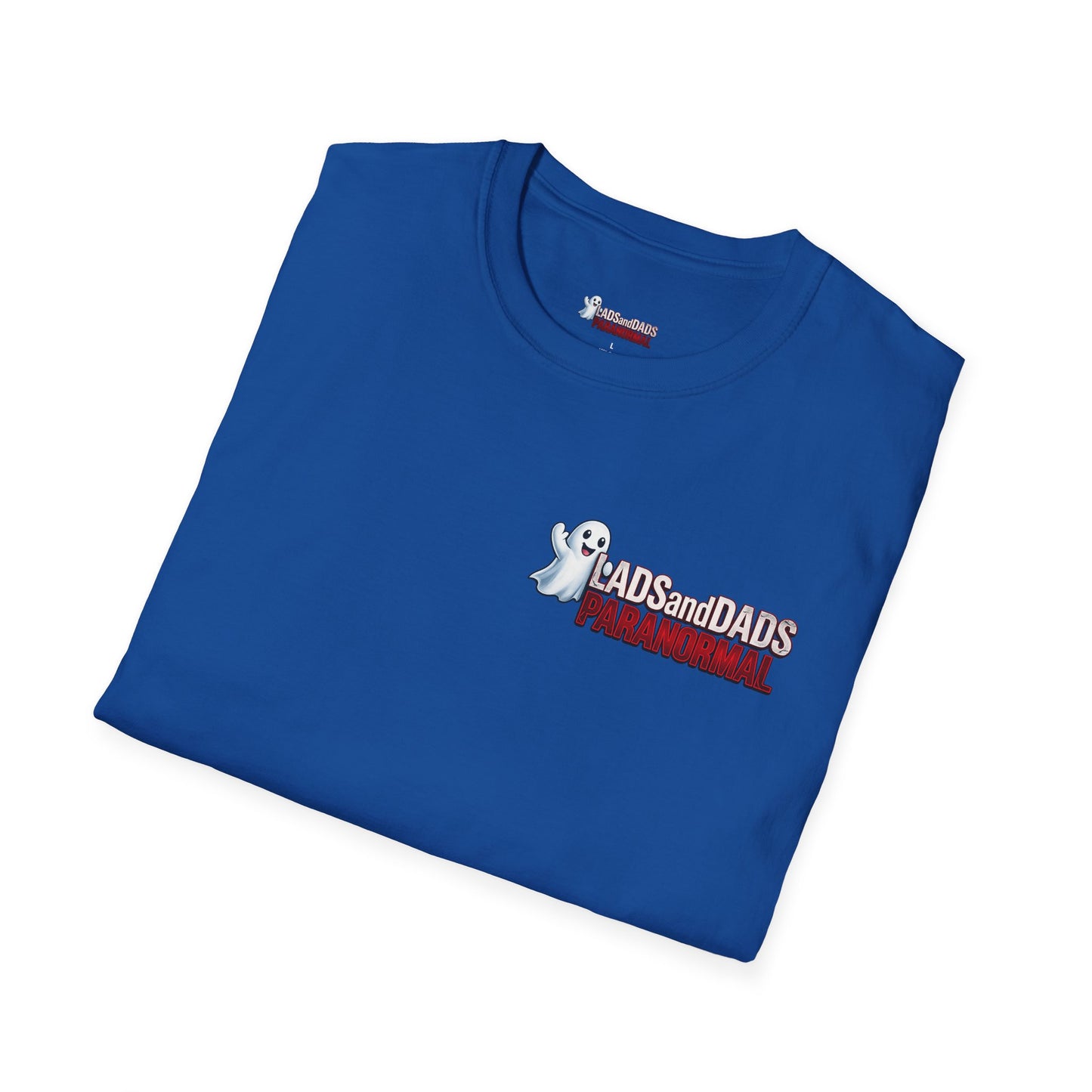 Lads and Dads Paranormal T-Shirt — "Lads and Dads Paranormal" Ghost Crew Tee