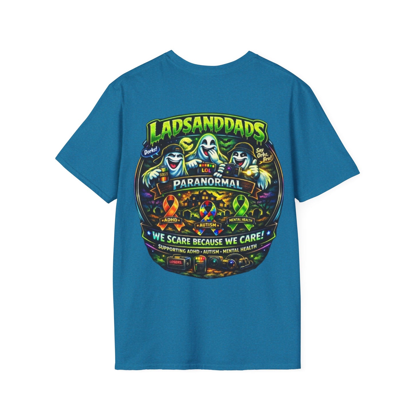 Paranormal Lads & Dads T‑Shirt — Ghost Crew Awareness Tee