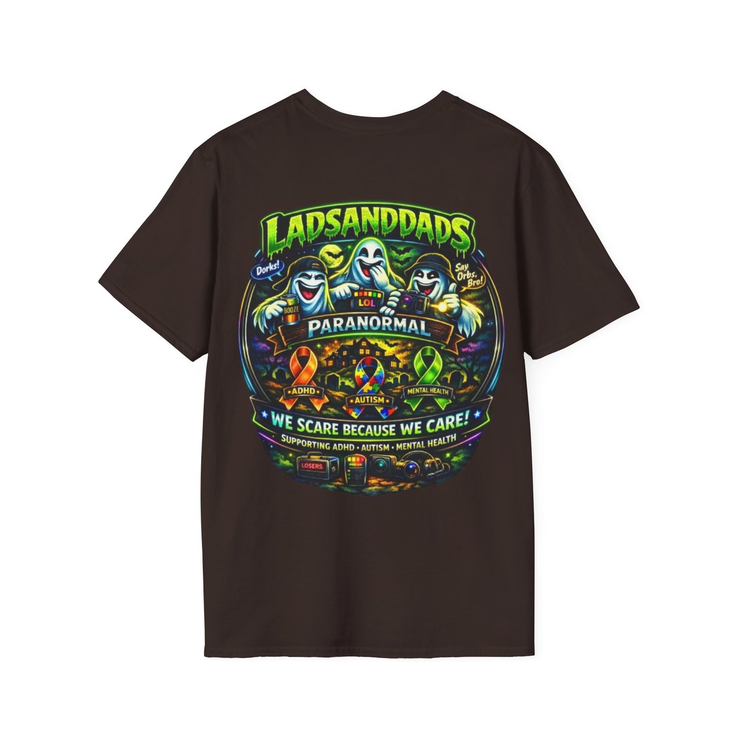 Paranormal Lads & Dads T‑Shirt — Ghost Crew Awareness Tee