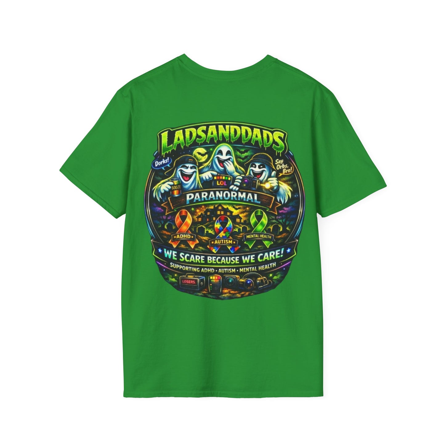 Paranormal Lads & Dads T‑Shirt — Ghost Crew Awareness Tee