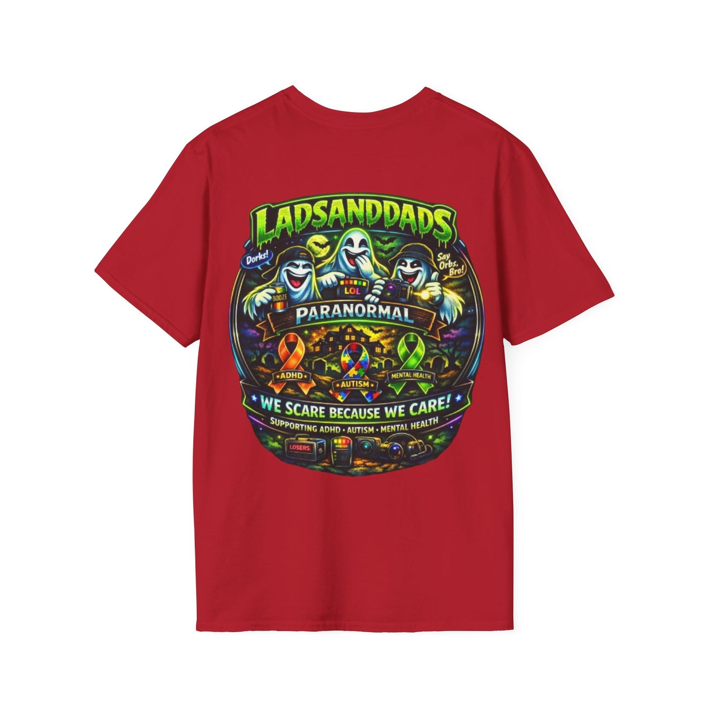 Paranormal Lads & Dads T‑Shirt — Ghost Crew Awareness Tee