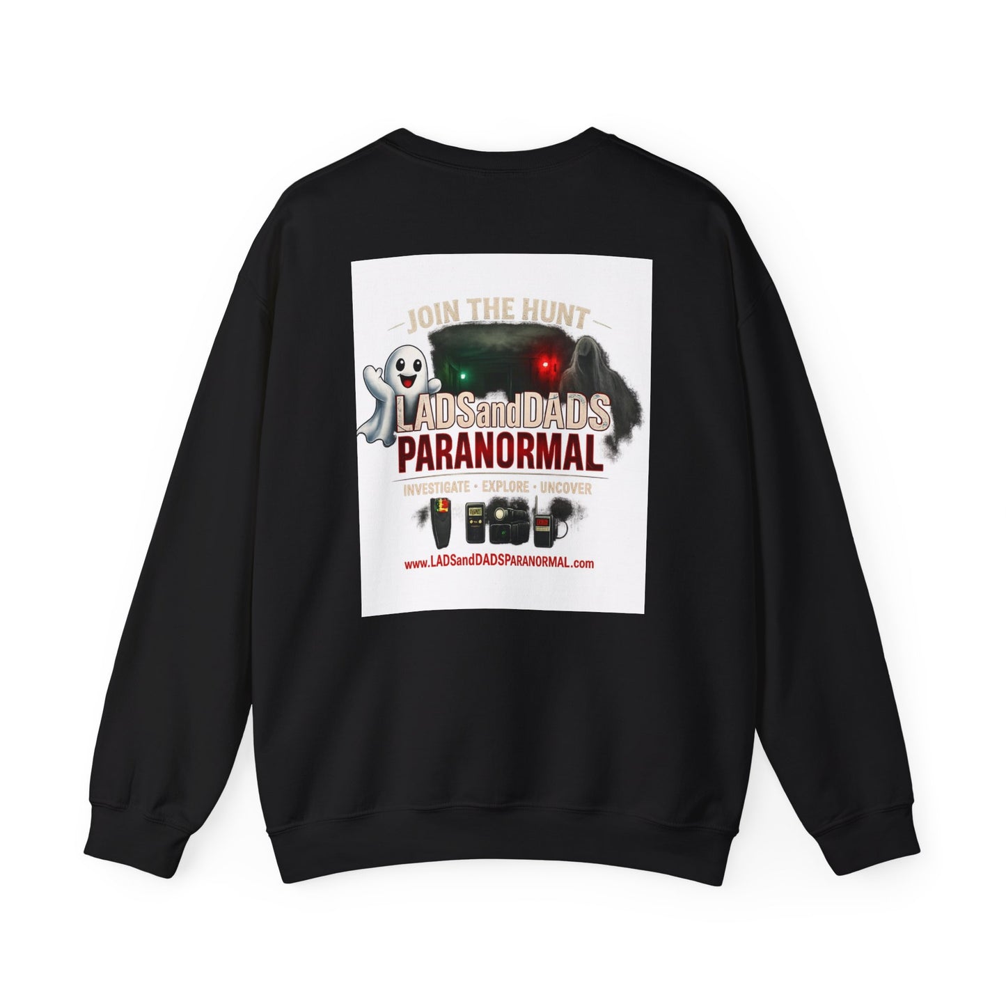 Lads and Dads Paranormal Crewneck Sweatshirt — "Join the Hunt" Ghost Hunting Pullover