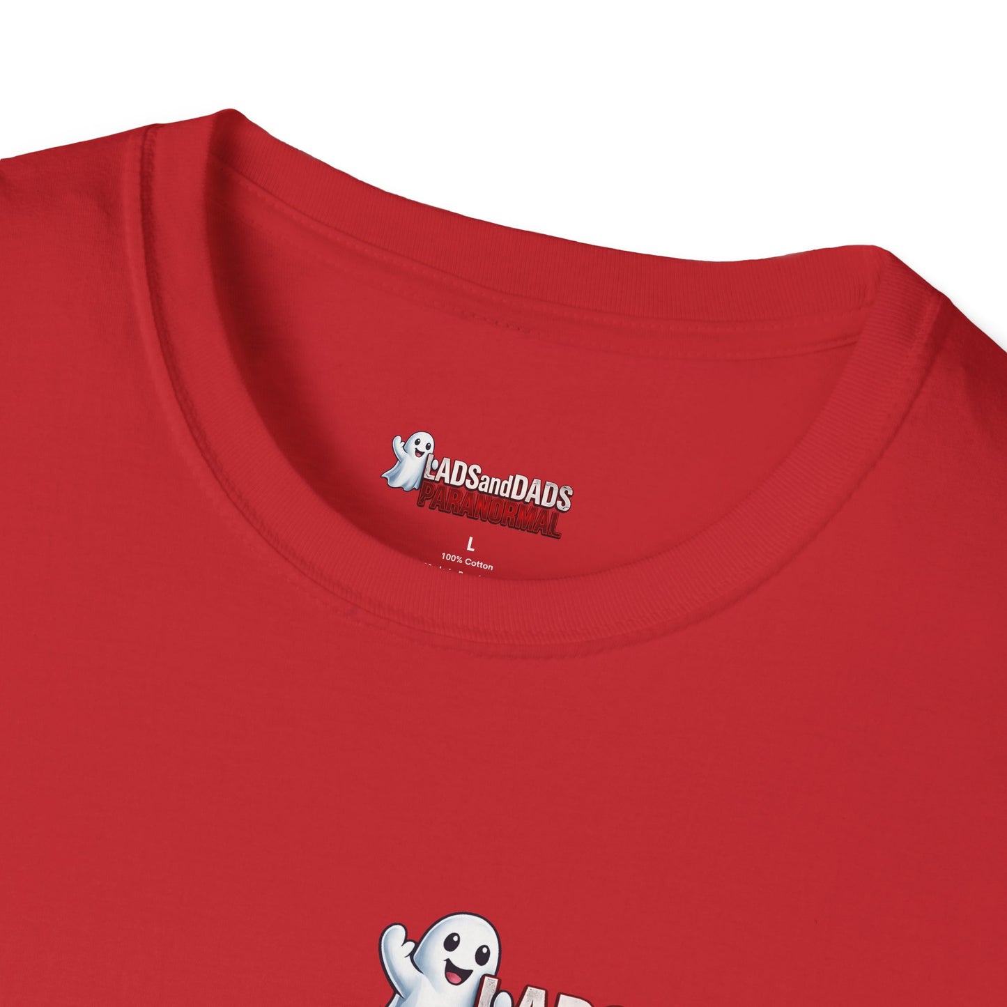 Lads and Dads Paranormal T-Shirt — "Lads and Dads Paranormal" Ghost Crew Tee