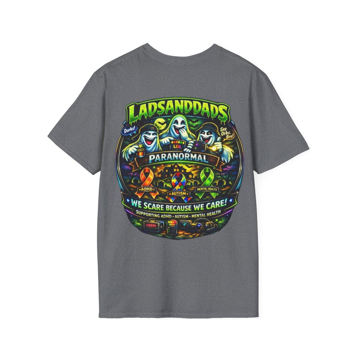 Paranormal Lads & Dads T‑Shirt — Ghost Crew Awareness Tee