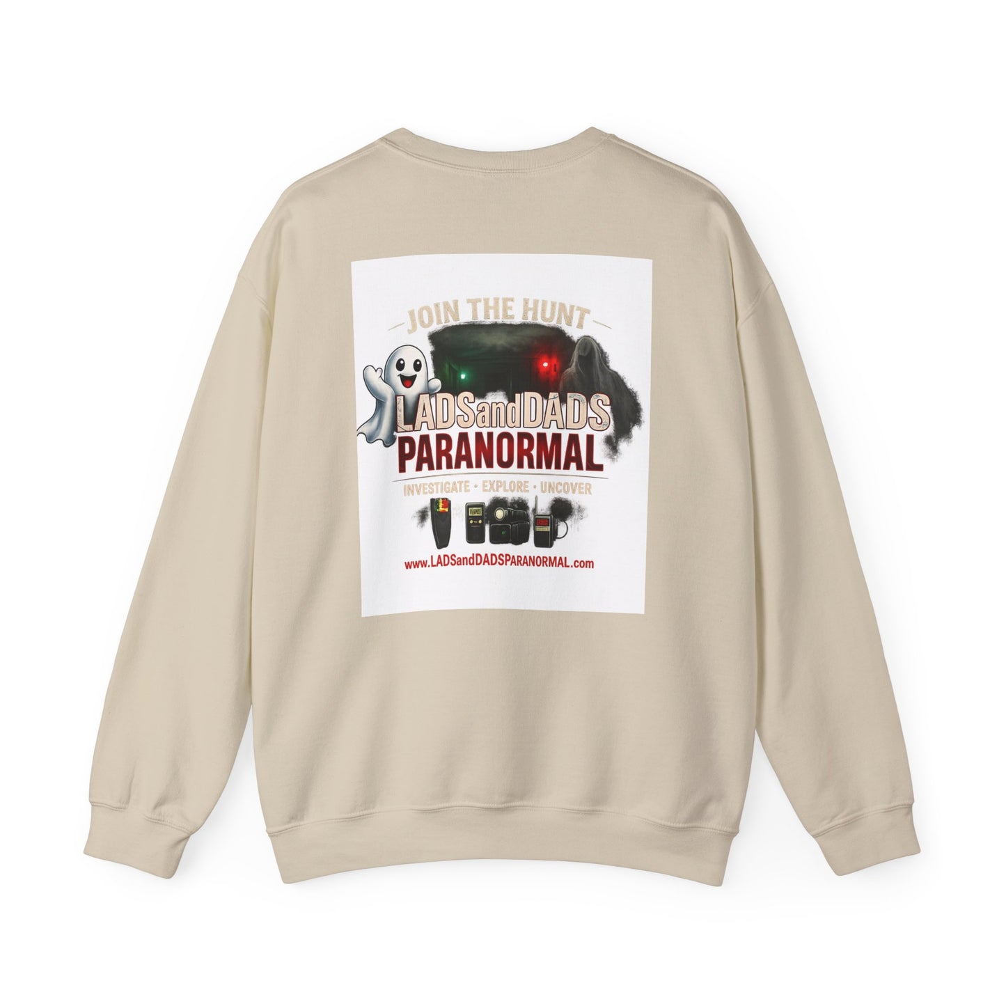 Lads and Dads Paranormal Crewneck Sweatshirt — "Join the Hunt" Ghost Hunting Pullover