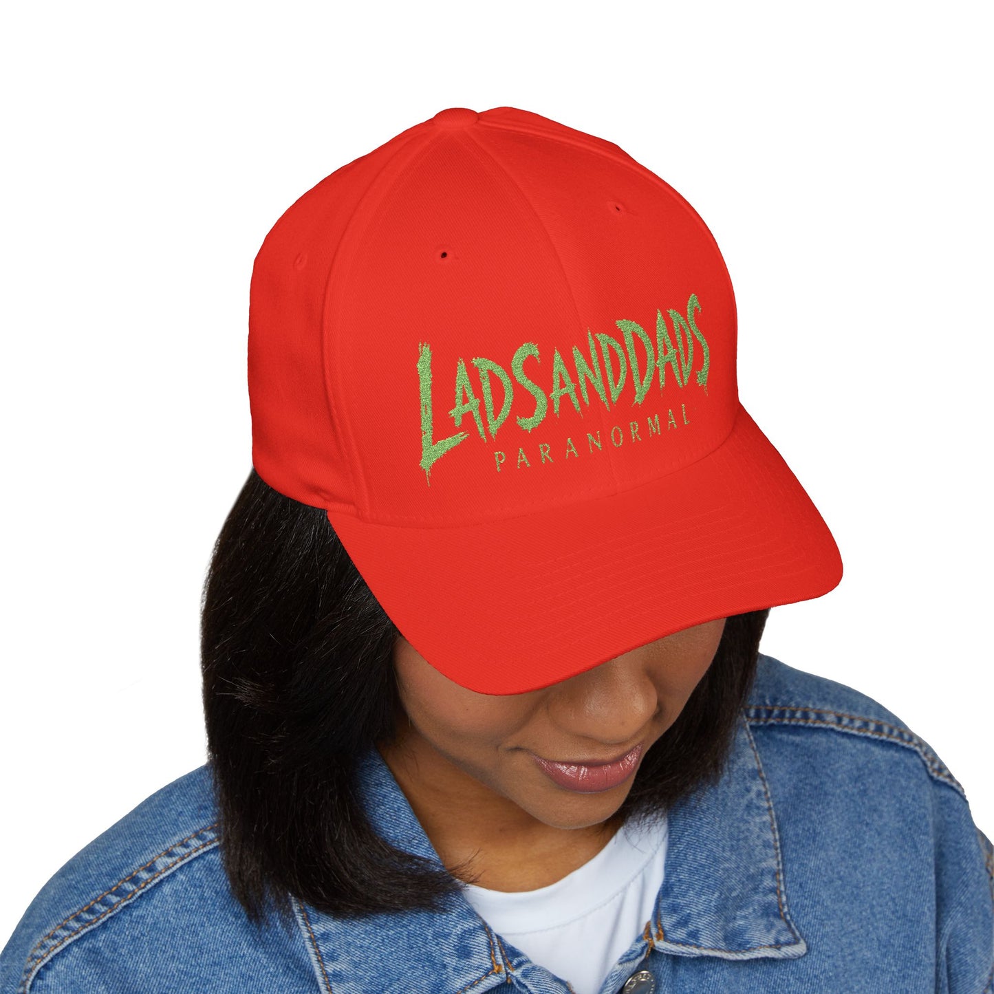 Embroidered 'Lads and Dads Paranormal' Baseball Cap — Structured Closed-Back Hat