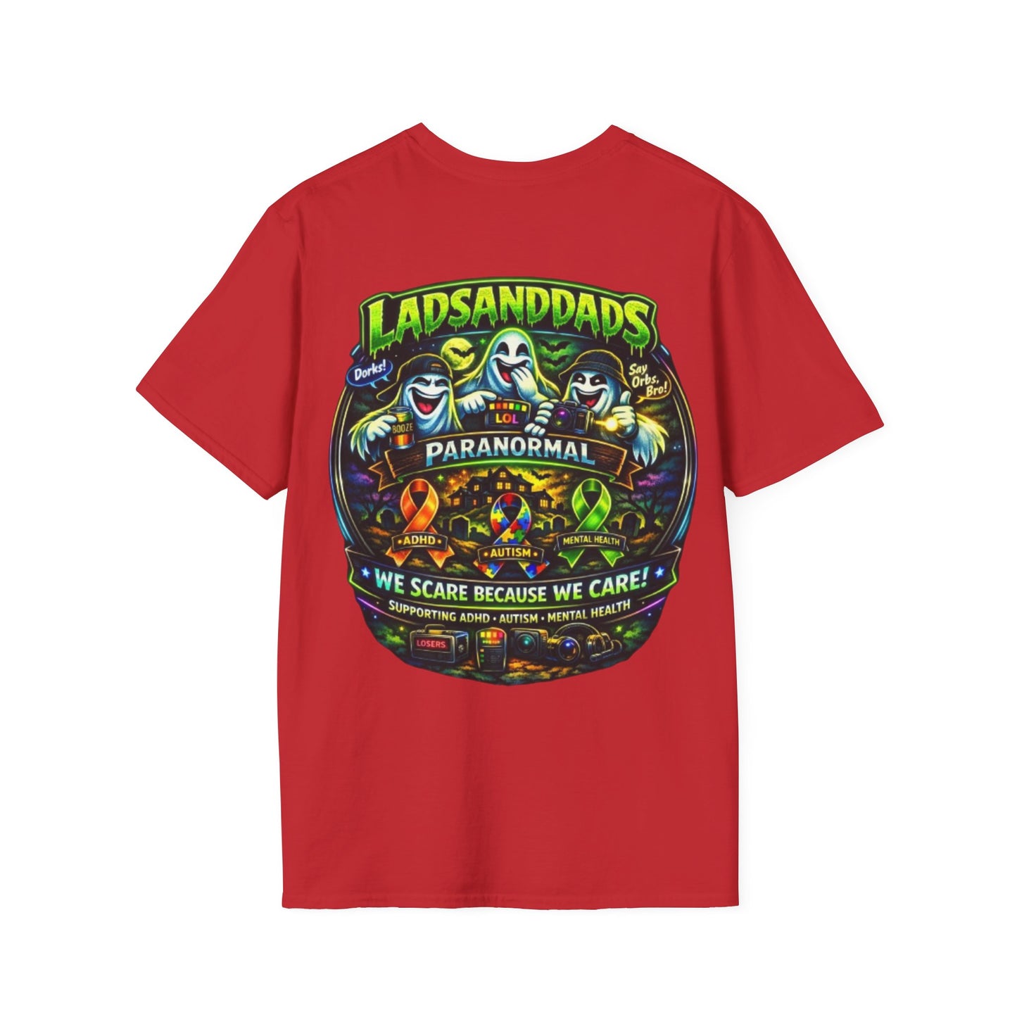 Paranormal Lads & Dads T‑Shirt — Ghost Crew Awareness Tee