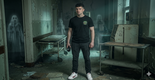 Low-Top Leather Sneakers — 'Dads and Dads' Halloween Ghost Design